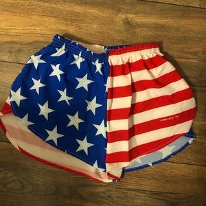 BOA American Flag running shorts - S
